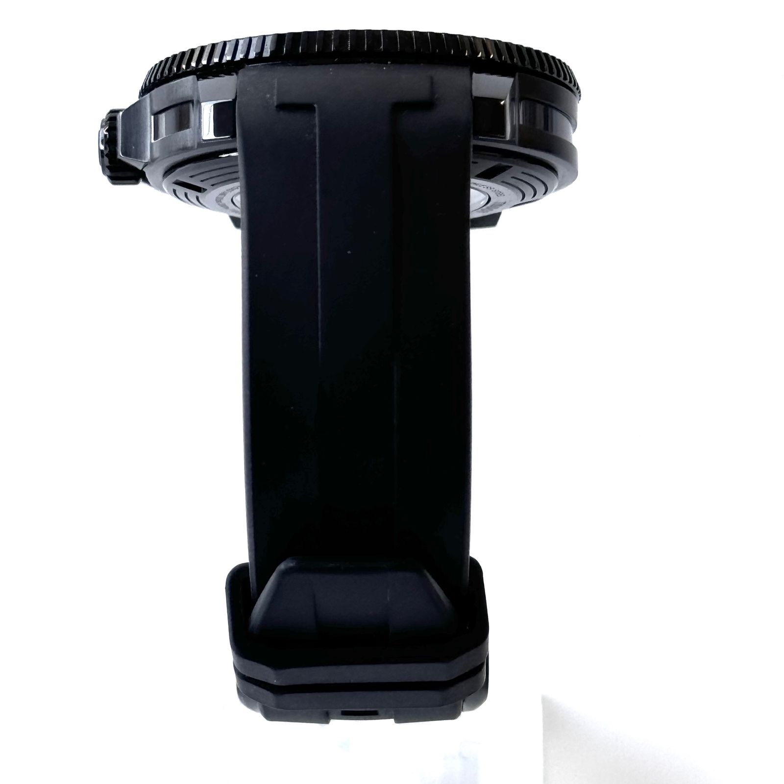 【極美品】ティソ シースター T120407A　黒文字盤　ラバーベルト 美品】ティソ シースター1000 パワーマチック80 T120407A 自動巻