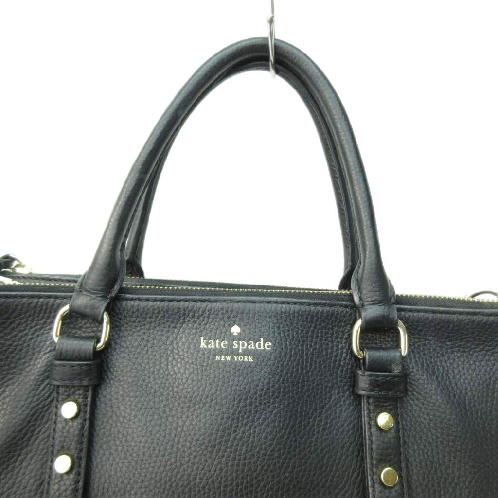 【美品】 kate spade 2way 収納多 A4 ビジネスバッグ　黒 ケイトスペード KATE SPADE 美品 2way ショルダーバッグ トート