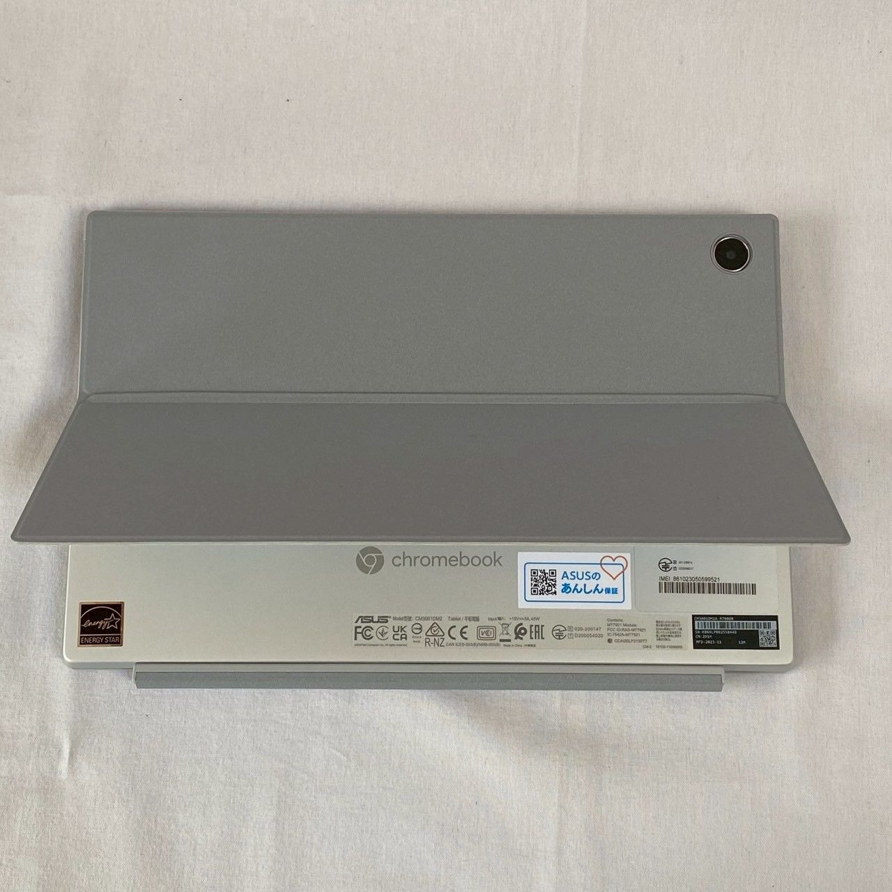 ASUS|Chromebook|CM3001DM2|タブレット型|ノートPC|本体|サイクル回数少|動作良好|No.2241