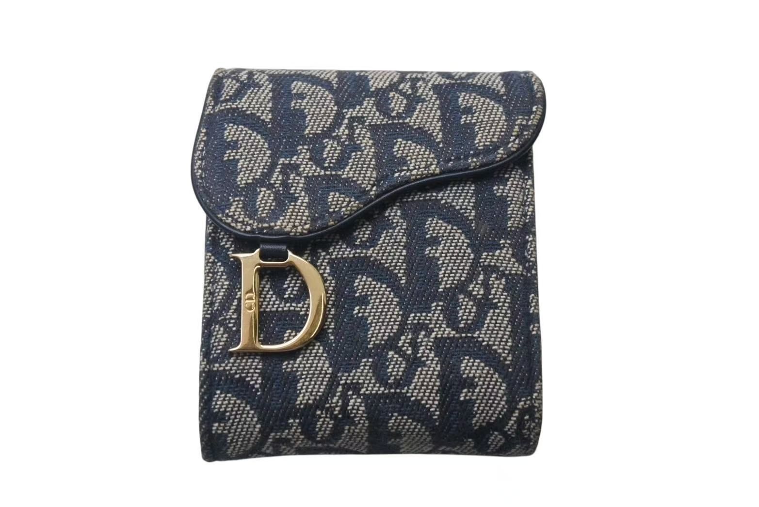 極美品‼️ Christian Dior ケース　トロッター　ゴールド金具 ディオールトロッター名刺入れ/カードケース 極 美品 Christian