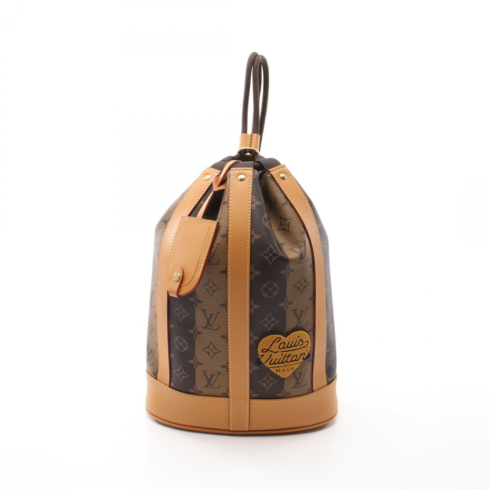 ルイ ヴィトン LOUIS VUITTON ショルダーバッグ × NIGO ランドネ メッセンジャー M45968 PVCコーティングキャンバス レザー LV×NIGO ランドネ メッセンジャー メンズ Used A