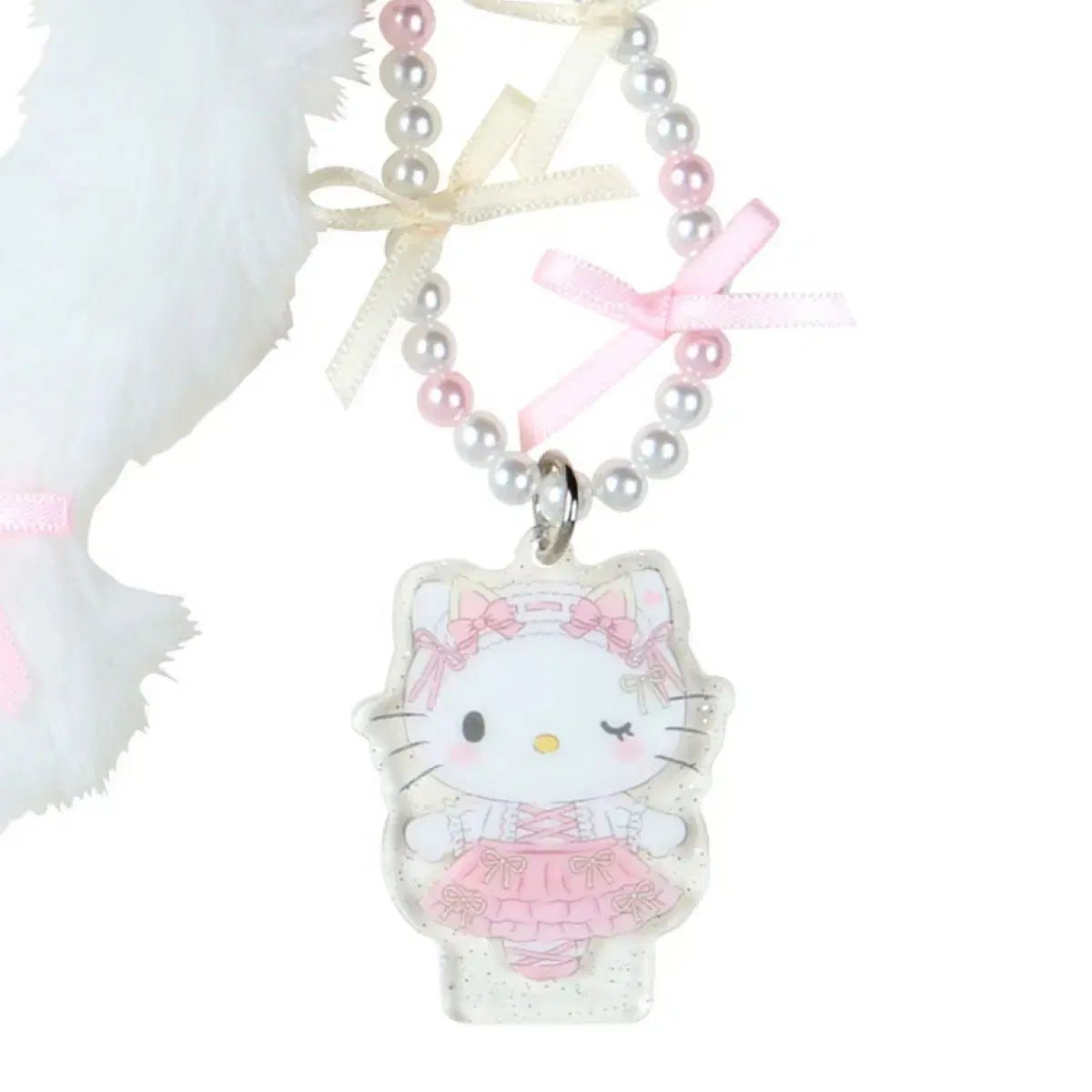 Sanrio(サンリオ) ハローキティ バレリーナ ストラップ しろねこ