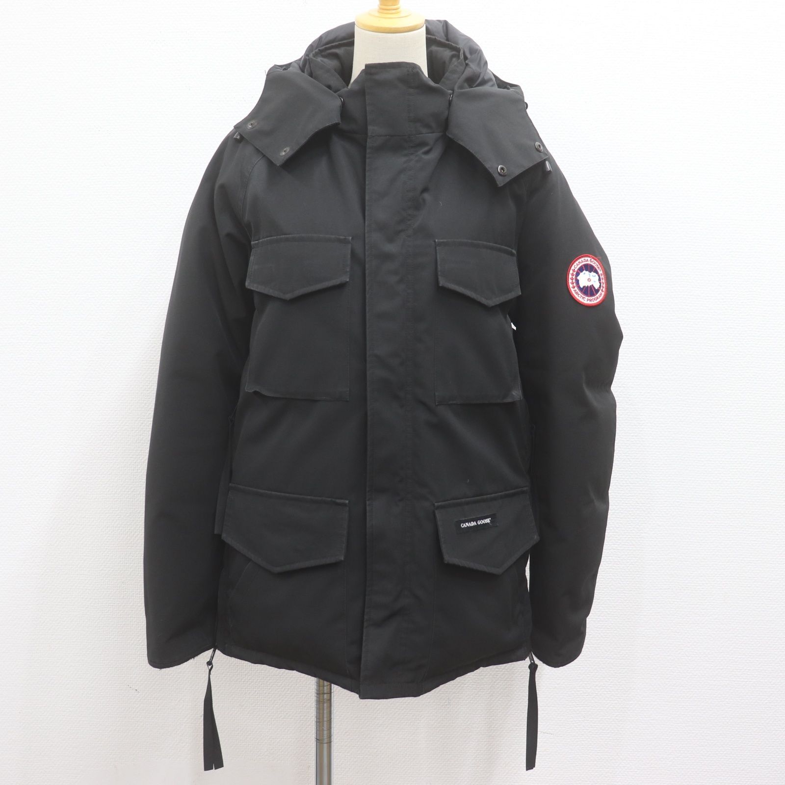 ITZMJZN8DSLY 国内正規品 CANADA GOOSE カナダグース カムループス ジップアップパーカー アウター 4078JM ブラック 黒 サイズM