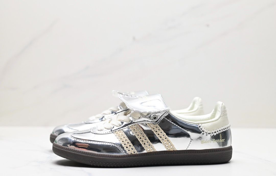 アディダス  Wales Bonner × adidas Samba Silver   スニーカー