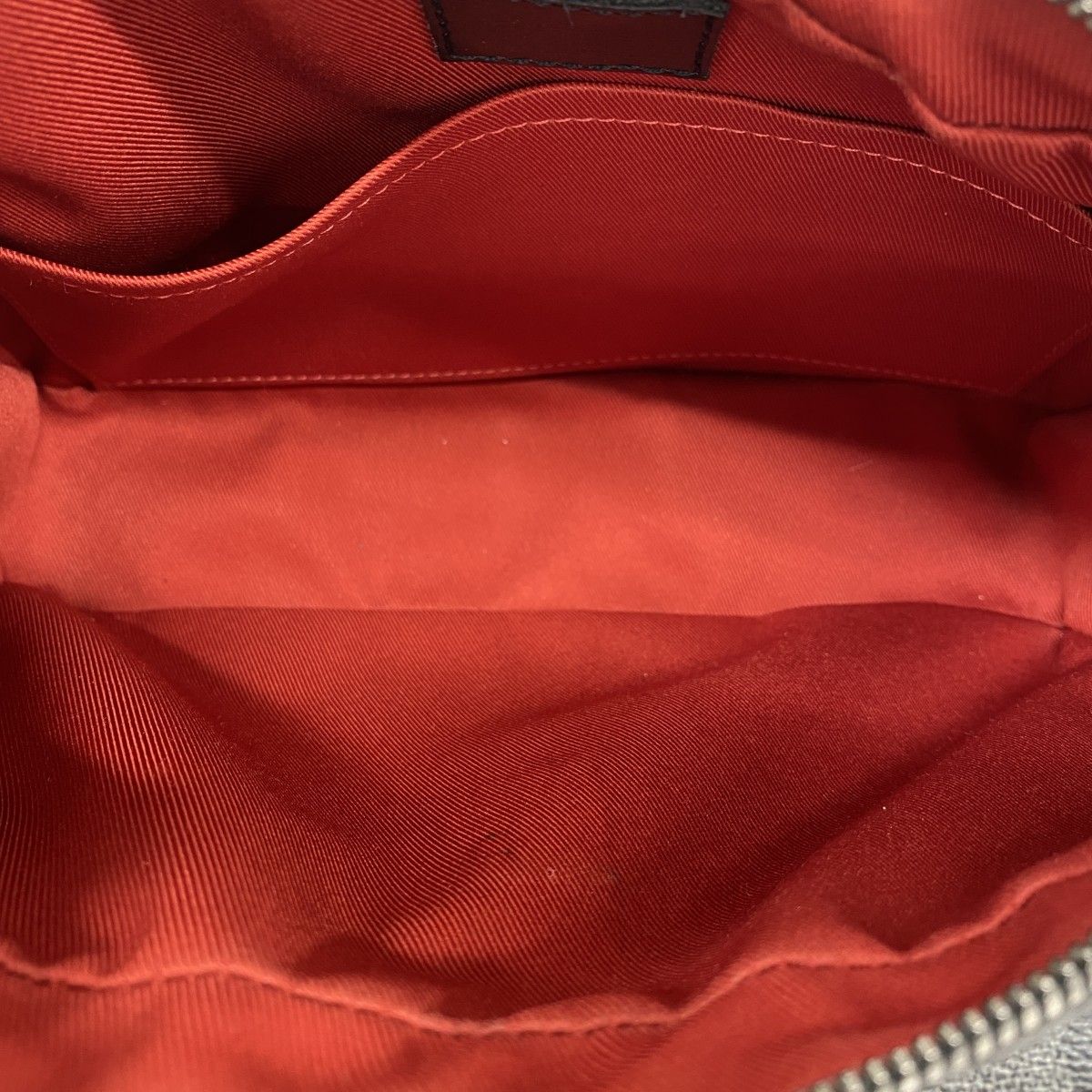 5 md 4844 ルイヴィトン ショルダーバッグ ダミエ グラフィット ユーティリティメッセンジャー N 40280 ブラック メンズ