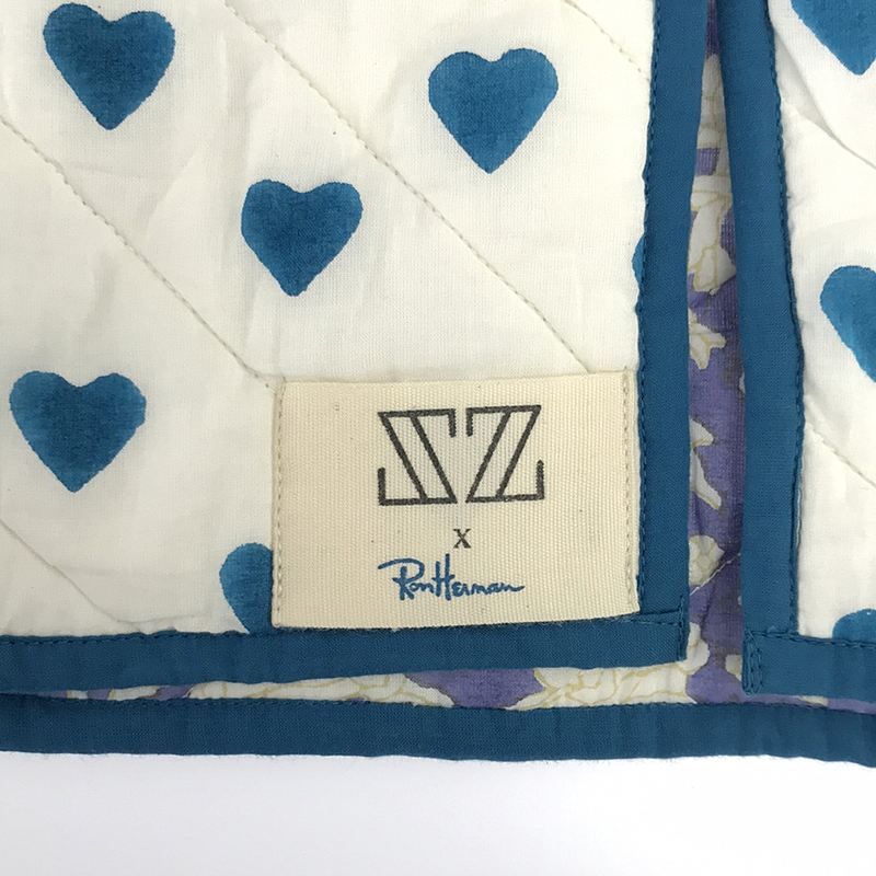 エスゼットブロックプリントリバーシブルキルティングジャケット