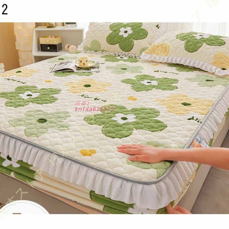 冬 敷きパット 吸水 速乾 ボックスシーツ シングル 洗える 秋 敷きシーツ 春 夏 ベッドパッド 軽量 爽やか 吸湿 パッドシーツ 綿 かわいい柄 敷パッド kni4a615575 MARWIL-DEMENAGEMENTS_CH