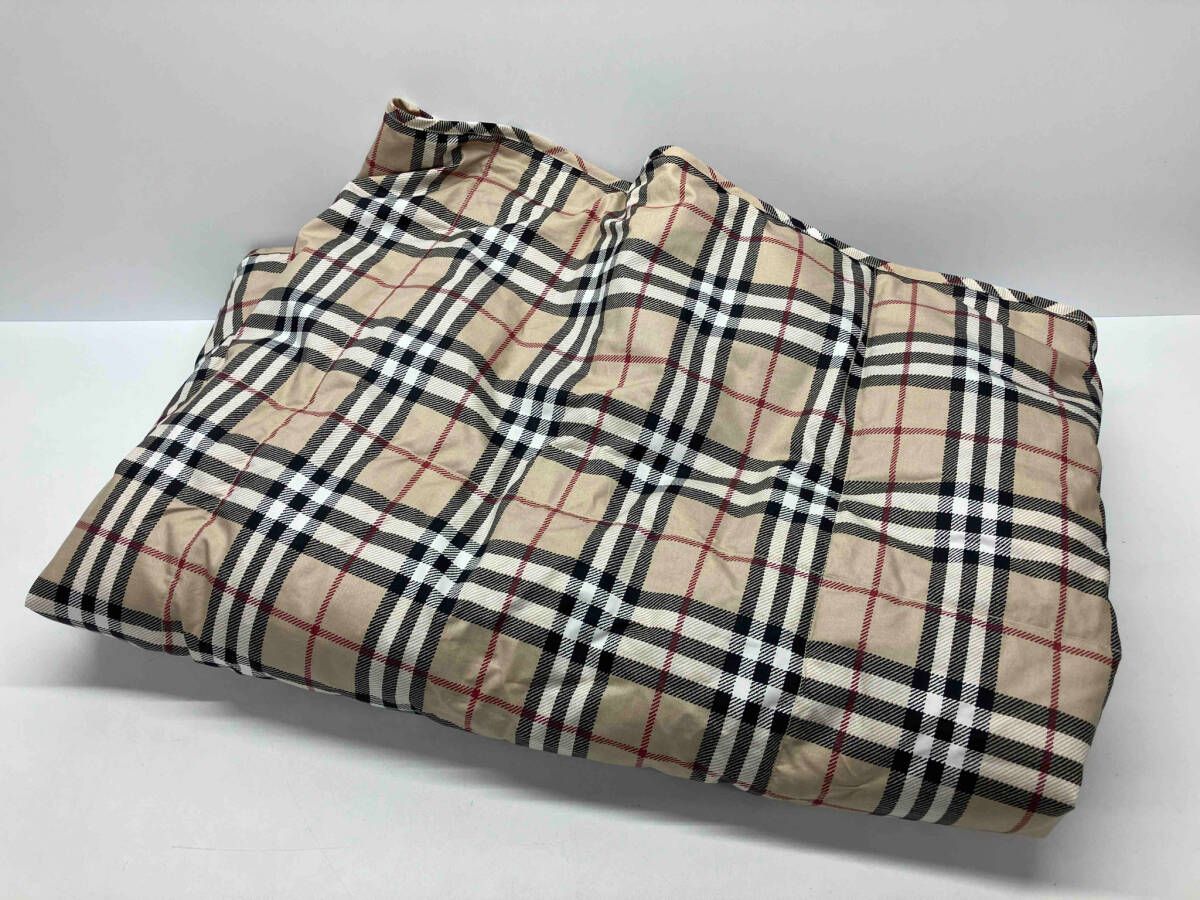 『3年保証』 BURBERRY 150cm×70cm (肩当て兼用) 羽毛ひざ掛け バーバリー 布団・毛布