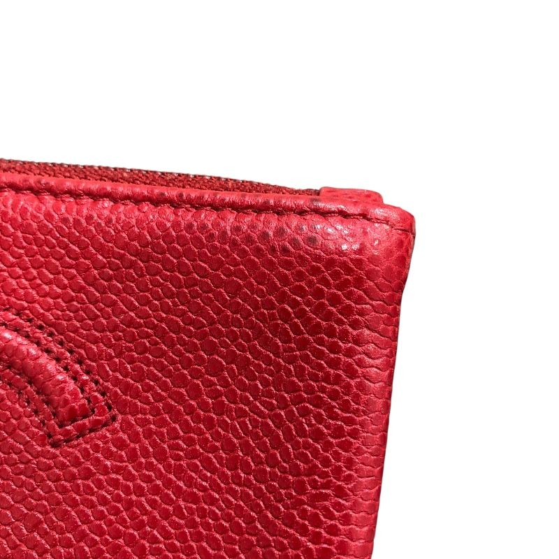 シャネル CHANEL ココマークコインポーチ GD金具 キャビアスキン