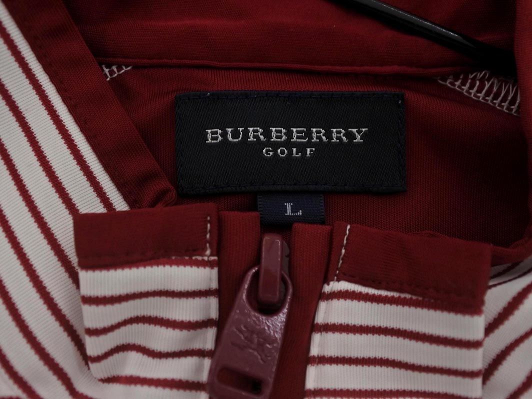 【美品】BURBERRY GOLF バーバリー ノバチェック ハーフジップシャツ 美品】BURBERRY GOLF バーバリー ノバチェック ハーフジップ