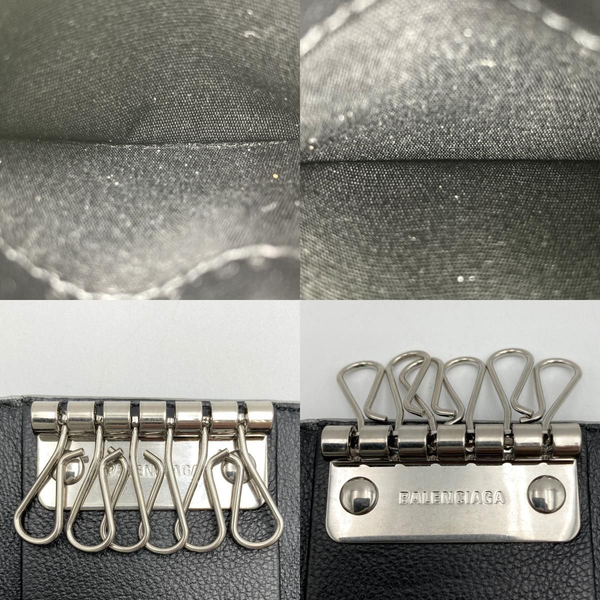 超美品 BALENCIAGA バレンシアガ キーケース 6連 CASH SPARKLING