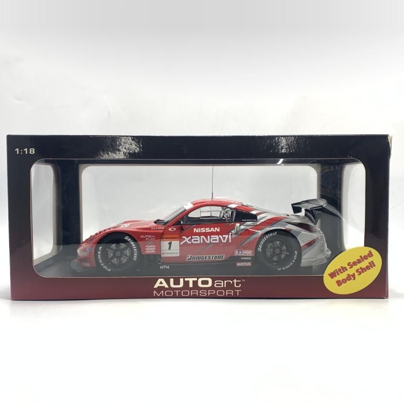 中古】開封)1/18 NISSAN FAIRLADY Z SUPER GT 2005 Xanavi NISMO