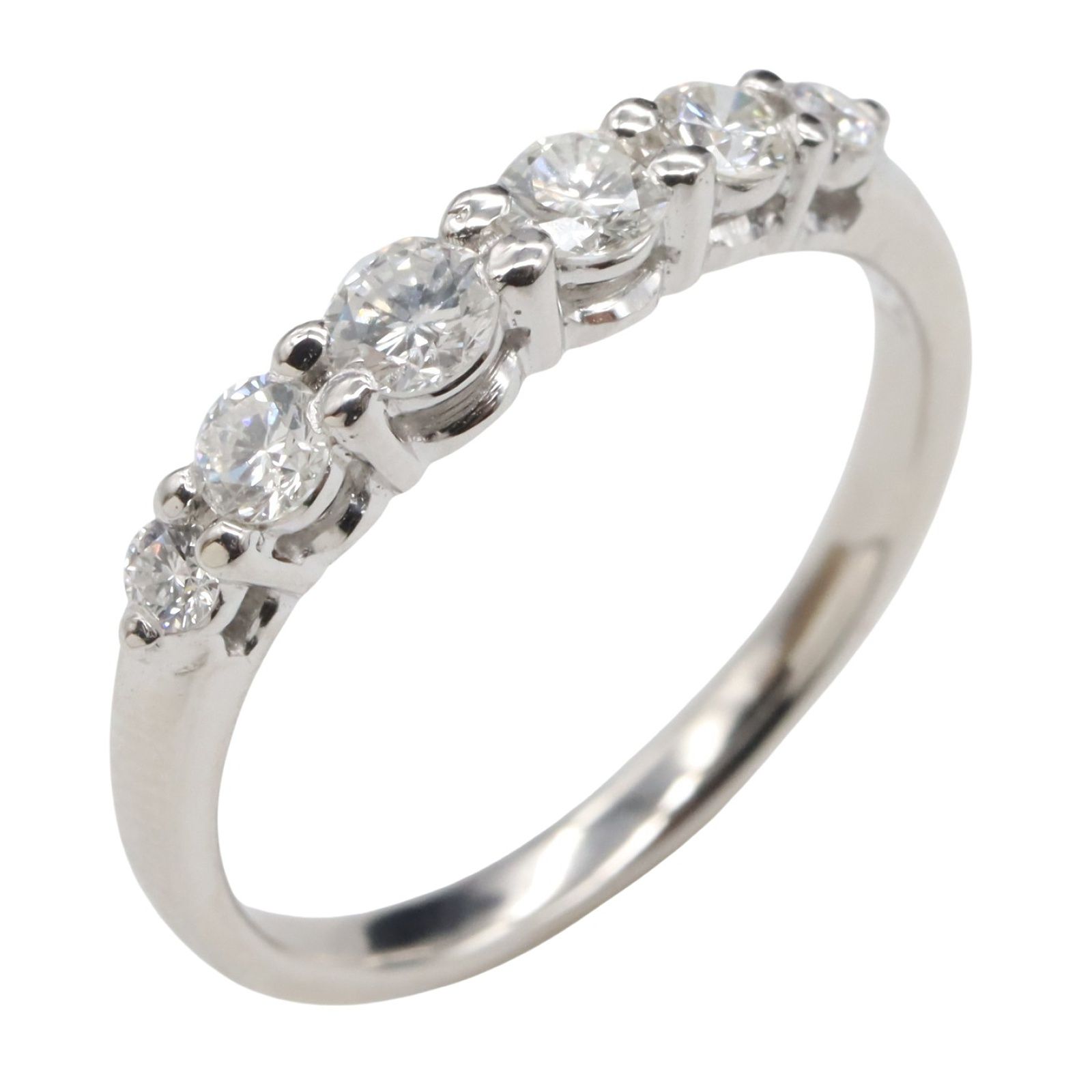 ジュエリー JEWELRY リング 指輪 ダイヤモンド リング ﾀﾞｲﾔ 3.0g 13 K18WG ホワイトゴールド ダイヤモンド リング レディース Used A