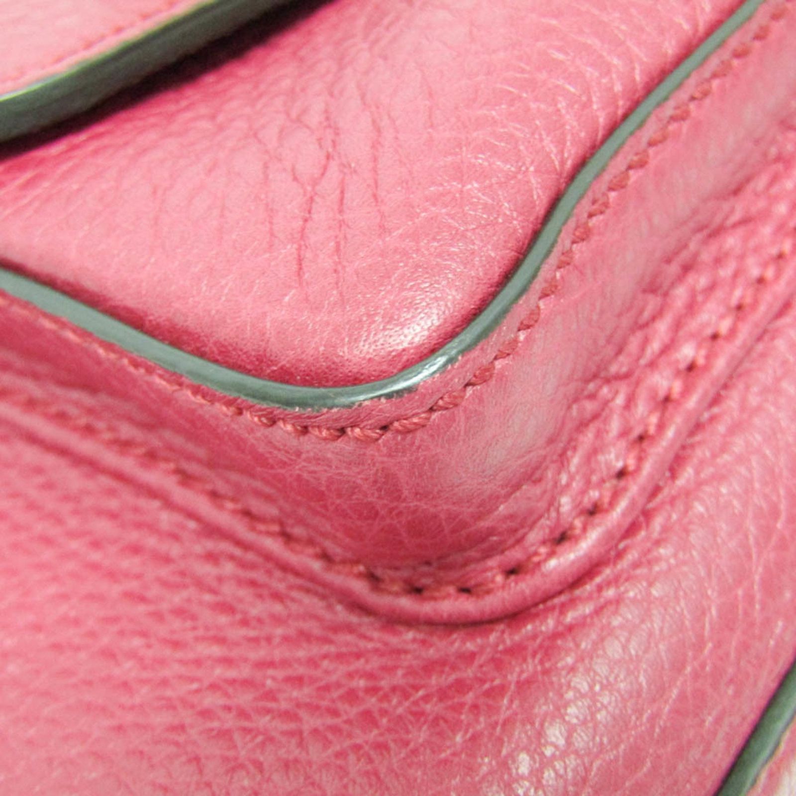 Gucci ピンク ハンドバッグ　カゴバッグ　バンブー　グッチ グッチ(Gucci) バンブー 387149 レディース レザー,バンブー