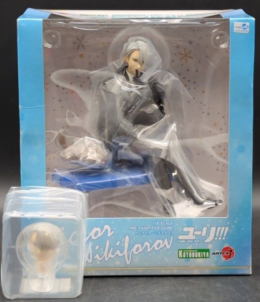 コトブキヤ ARTFX J/ユーリ!!! on ICE ヴィクトル・ニキフォロフ 特典付き PVC