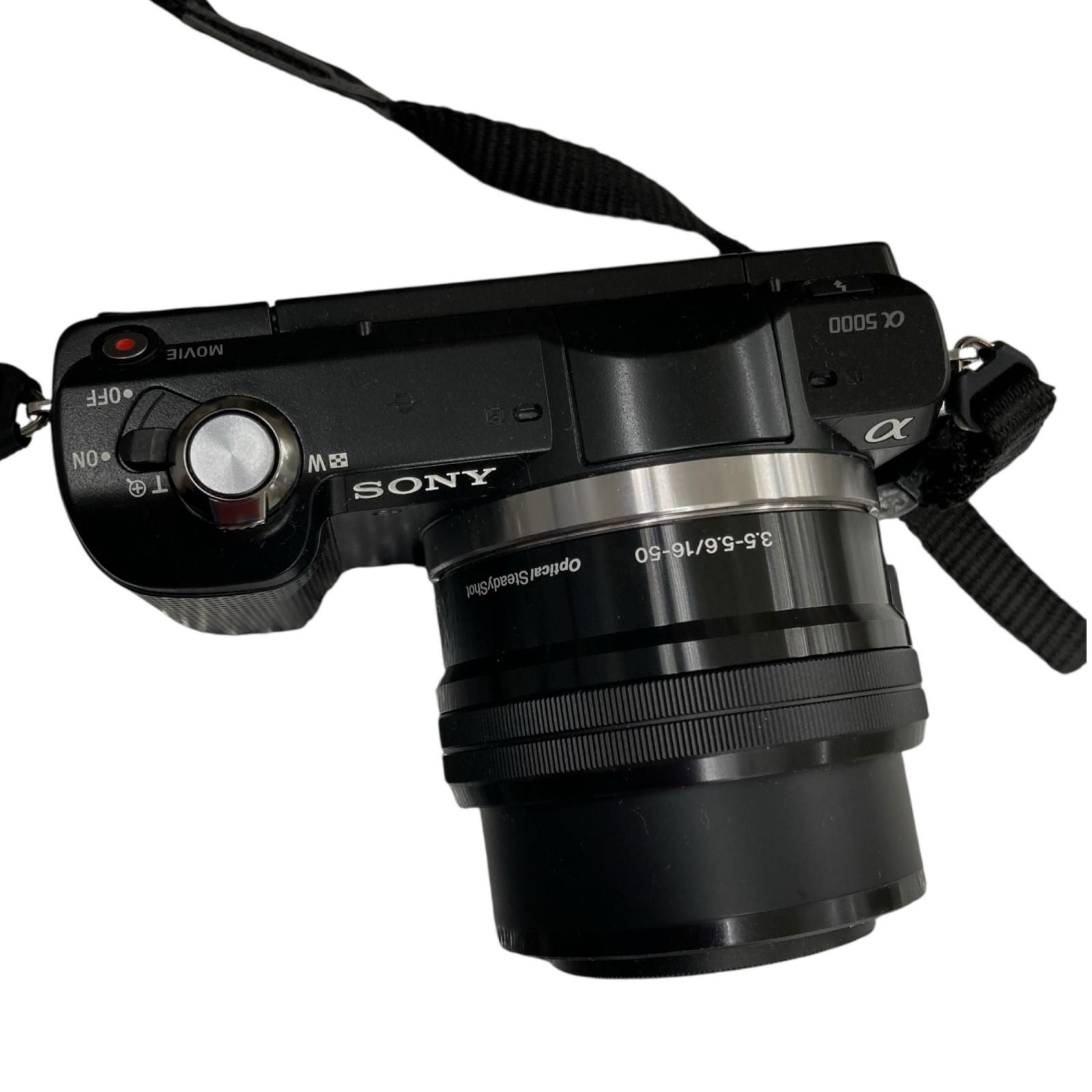 186000 現状品 SONY ソニー デジタル一眼レフカメラ SELP1650 α5000 E