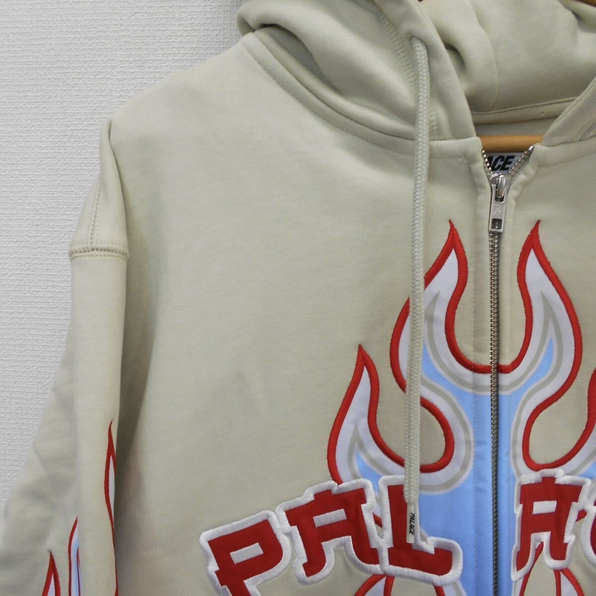 PALACE パレス 22AW FLAME ZIP HOOD ジップアップパーカー ロゴ フレイム 炎 XL 10119106