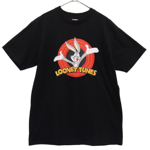 ルーニーテューンズ プリント 半袖 Tシャツ MEDIUM ブラック LOONEY TUNES メンズ 【中古】  【230708】 メール便可