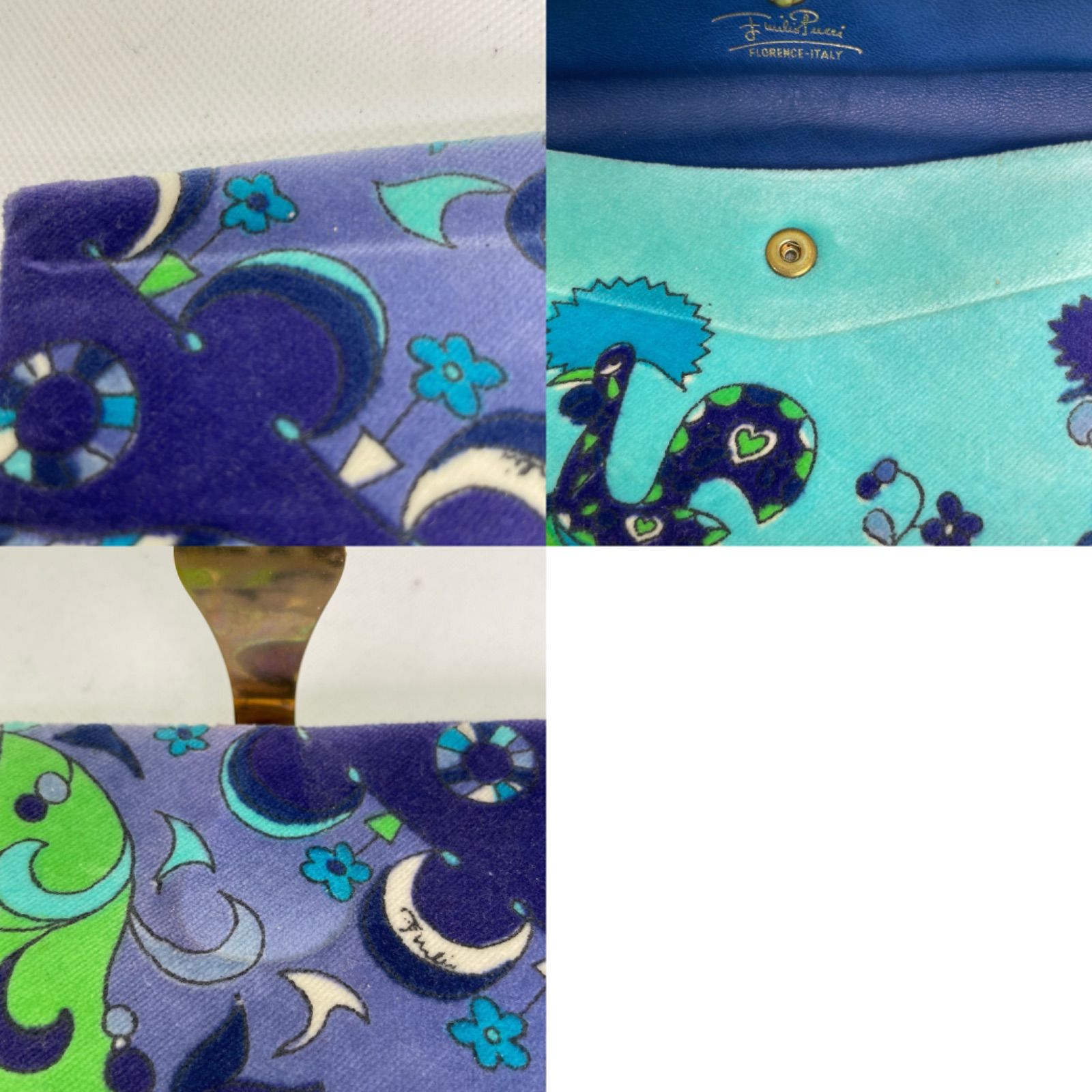 エミリオプッチ ヴィンテージ ウォレット 長財布 ベロア