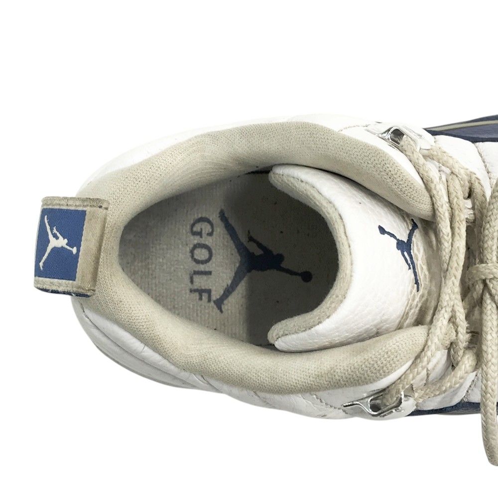 NIKE GOLF ナイキゴルフ DH4120-101 Air Jordan 12 Low ゴルフ シューズ  ホワイト系 26.0 [240101428436] ゴルフウェア メンズ ストスト NIKE GOLF ナイキゴルフ DH4120-101 Air Jordan 12 Low ゴルフ