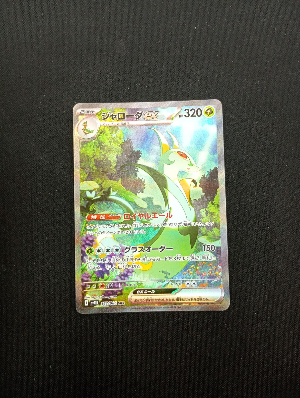 【稀少】ポケモンカード ジャローダ 1ed SC 【美品】 Yahoo!オークション - ジャローダーex SAR 167/086 美品