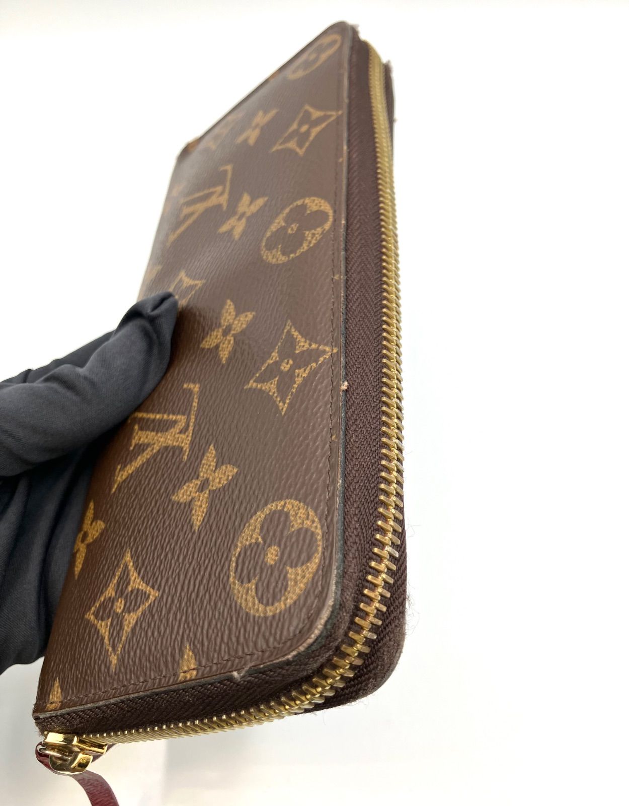 美品】ルイヴィトン 長財布 ポルトフォイユ・クレマンス フューシャ