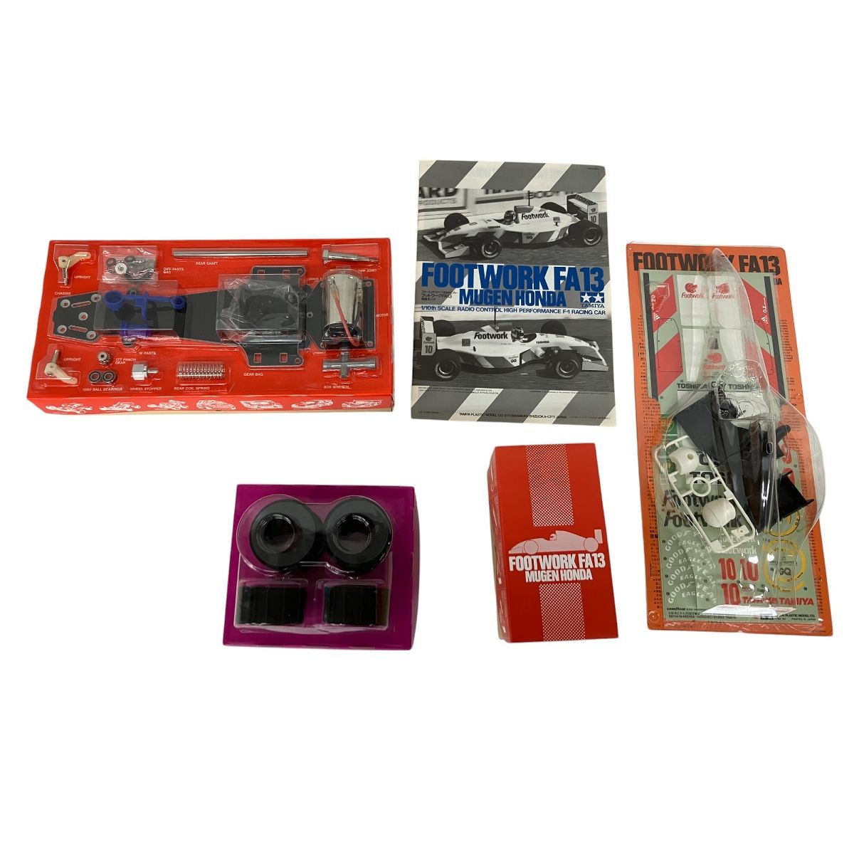 TAMIYA タミヤ 1/10 電動RC フットワークFA13 無限ホンダ 58114 TAMIYA タミヤ 1/10 電動RC フットワークFA13 無限ホンダ 58114