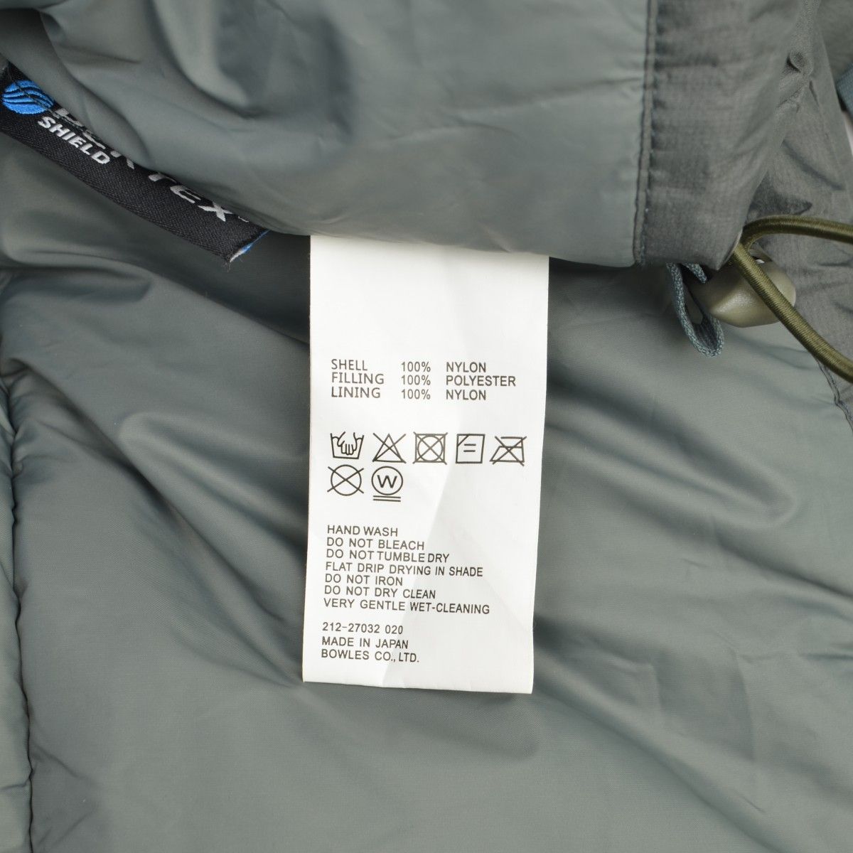 HYKE×Edition】21AW 212-27032 PERTEX SHIELD SHORT COATダウン 