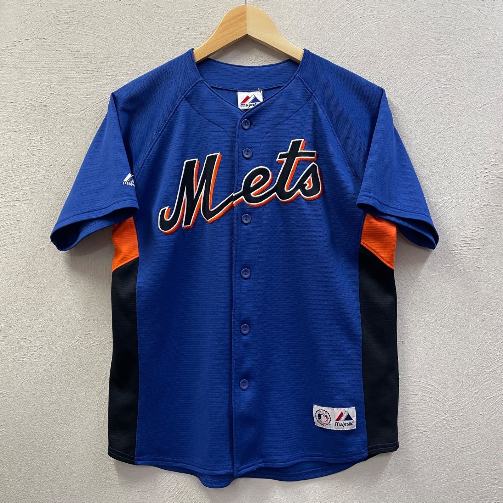NEW YORK METS ベースボールシャツ KIDS majestic製 - メルカリ