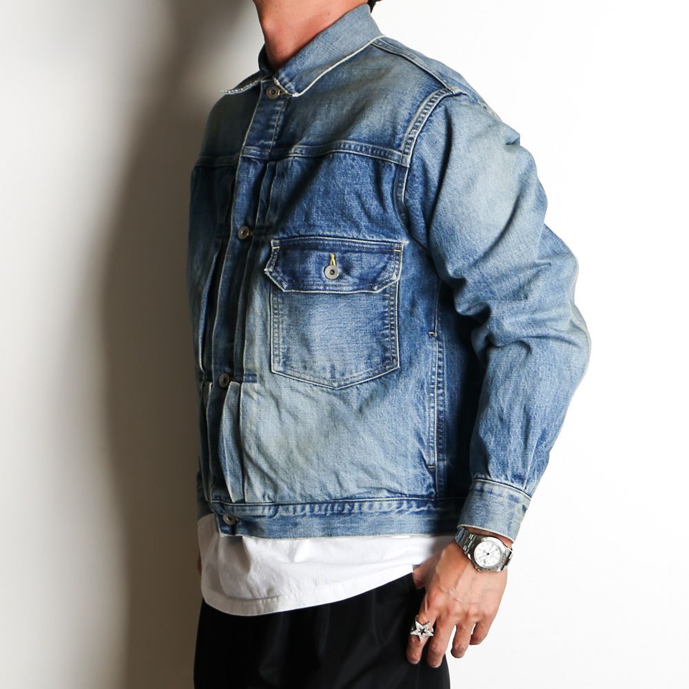 marka/マーカ】TYPE-1 DENIM JACKET - USED WASHED