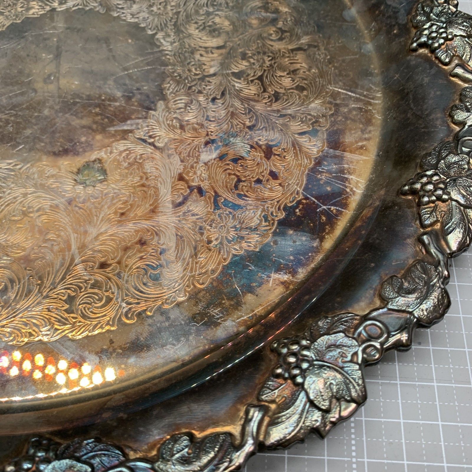 P420 Hecworth Reproduction Old Sheffield シルバーカラープレート 
