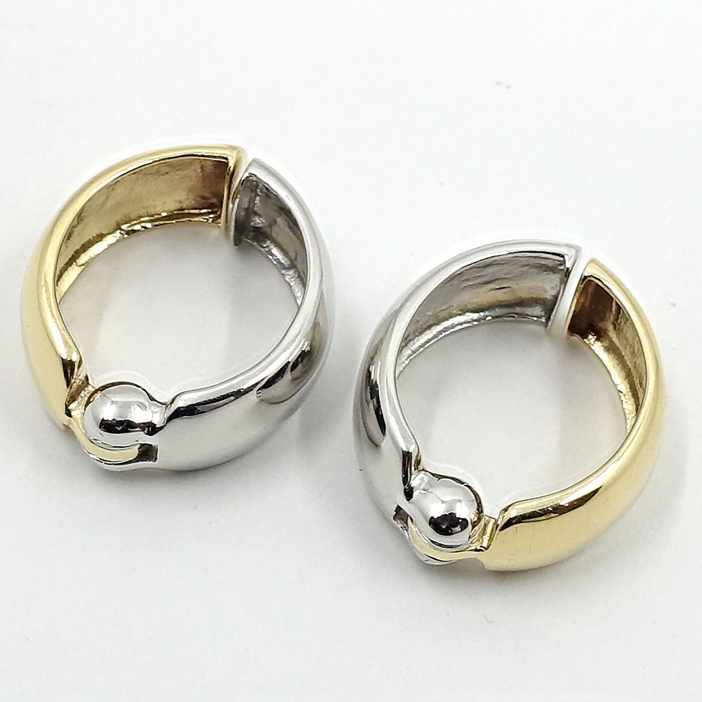 栄 ジュエリー イヤリング一対 K18YG|Pt900 イエローゴールド プラチナ 約3.0g 女性 洗浄済 アクセサリー 本体のみ