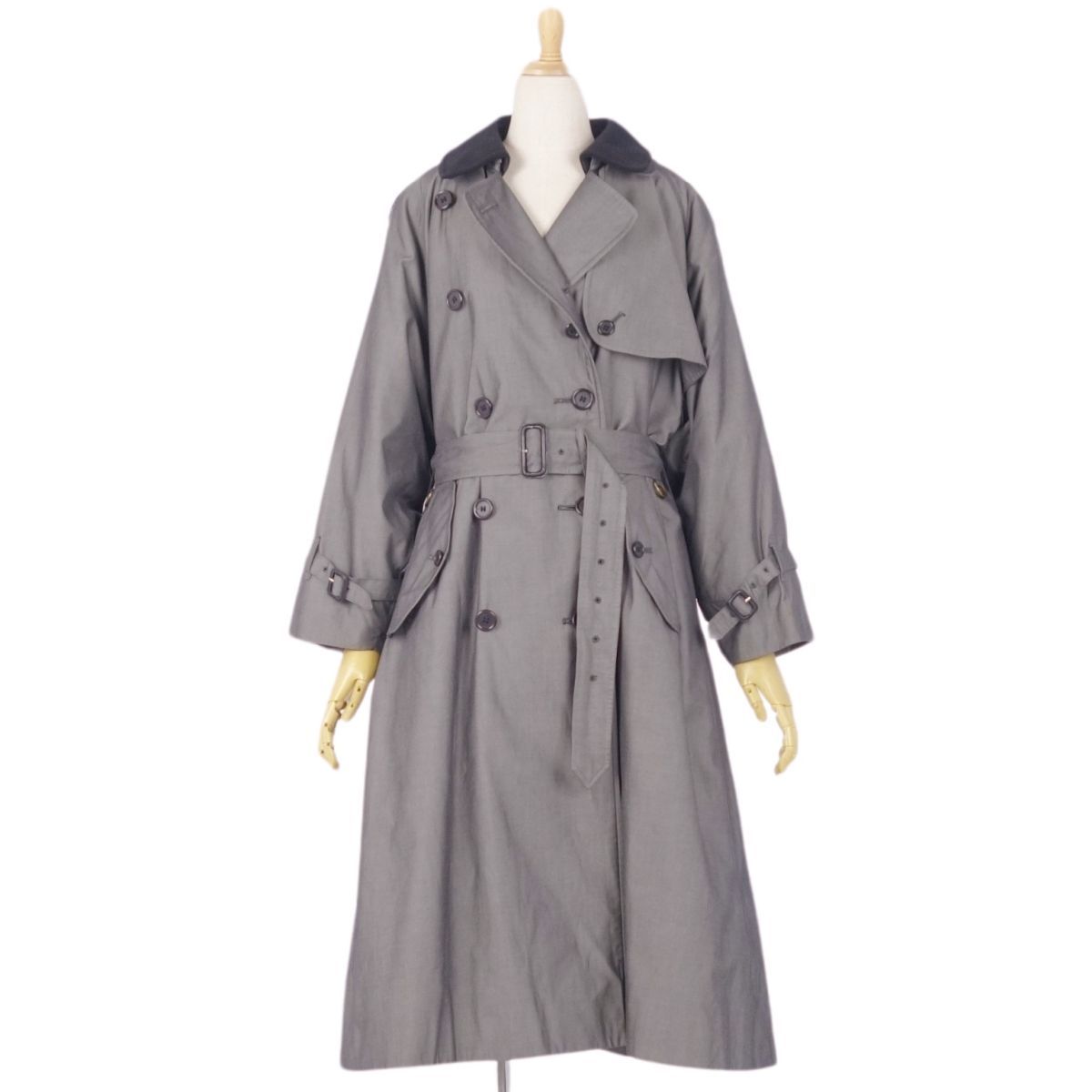 美品】Burberry バーバリー ロングトレンチコート 2枚襟 思い知る