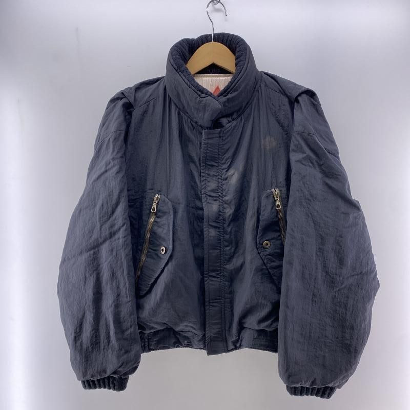 C.P COMPANY 83AW スタンド ボンバージャケット ブラック サイズ50 △ブリーチ跡 ほつれ シーピーカンパニー 24