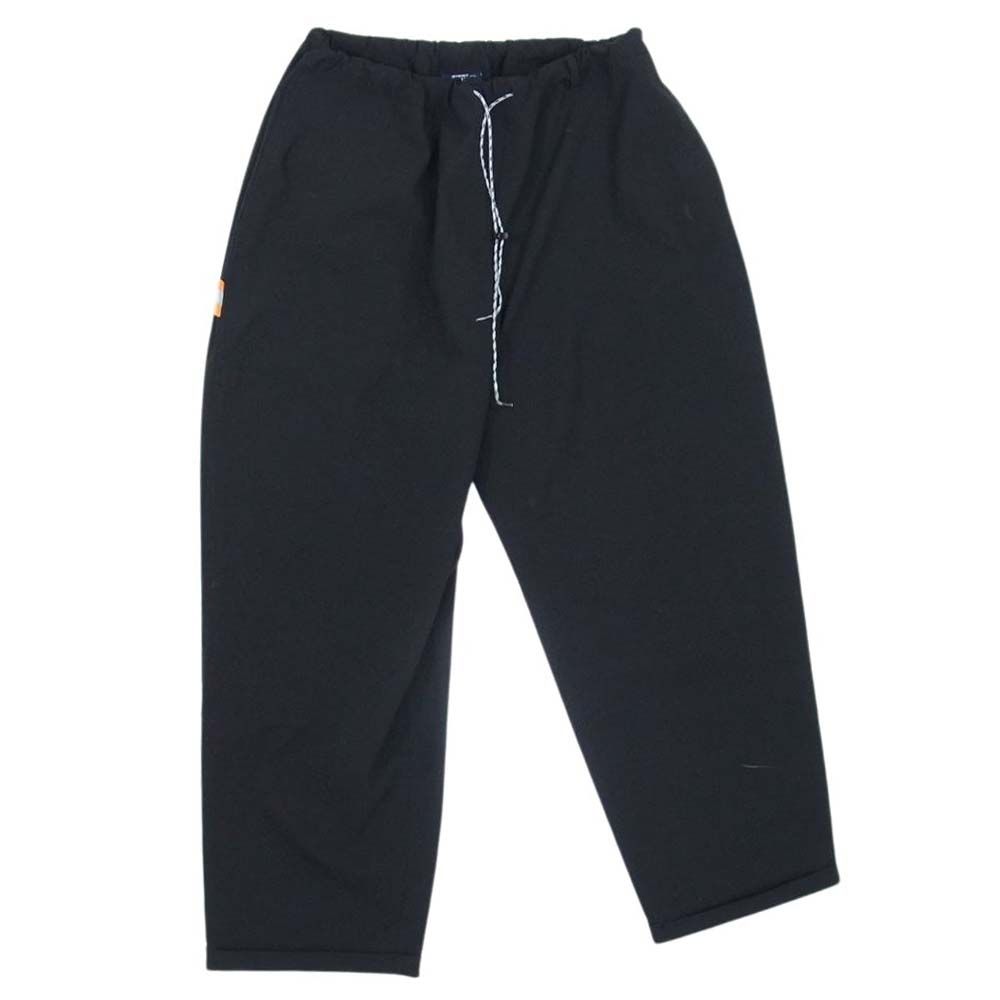 プロップスストア PROPS-STORE Stretch Polyester Easy Trousers ストレッチ ポリエステル イージー トラウザー  パンツ ブラック系 L【中古】 - メルカリ