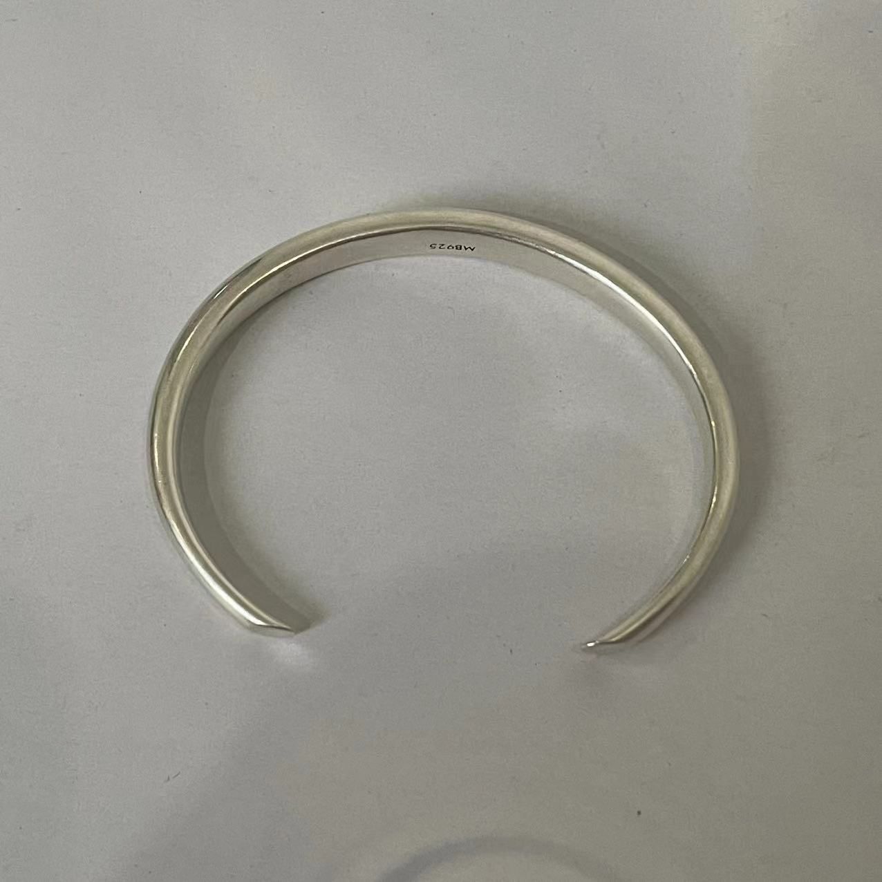 OX JEWELRY Silver Curve Bangle バングル MB OX JEWELRy Silver Curve Bangle | MB -there is a