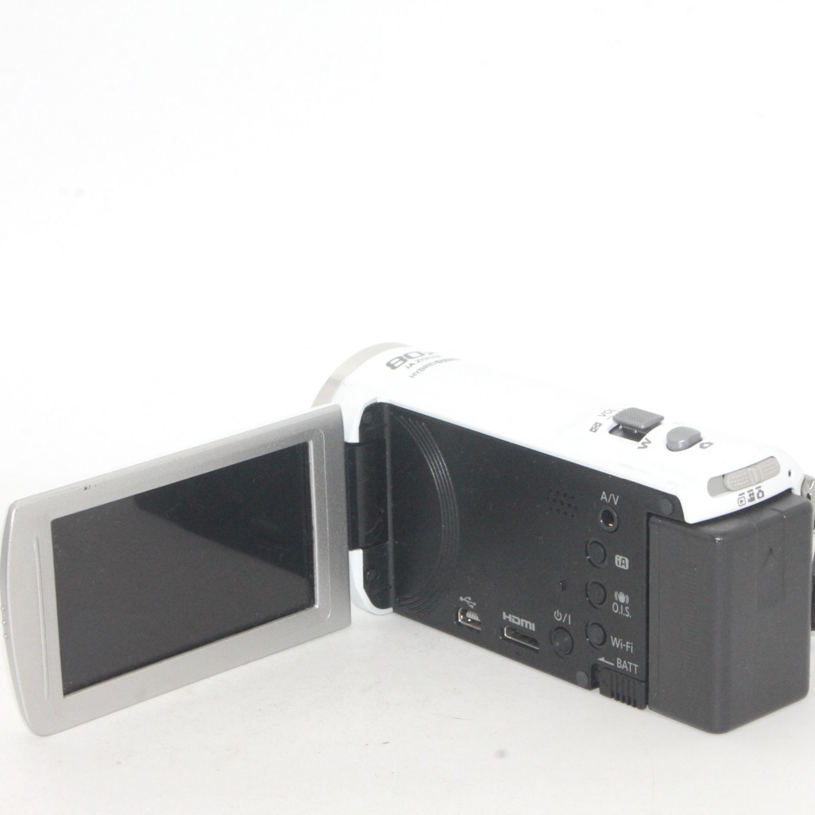 良品 パナソニック デジタルハイビジョンビデオカメラ V520 内蔵メモリー32GB ホワイト HC-V520M-W ???? PitchCam  メルカリ店 ???? メルカリ