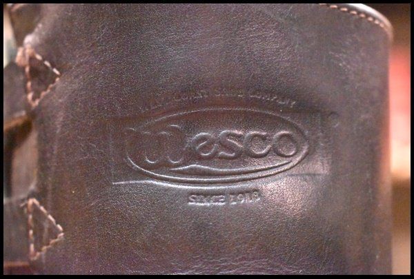 【8.5E 良品 06年】WESCO ウエスコ カスタムボス ブラック 黒 11インチハイト ビブラム700ダブルミッド ブーツ BOSS HOPESMORE【EH291】