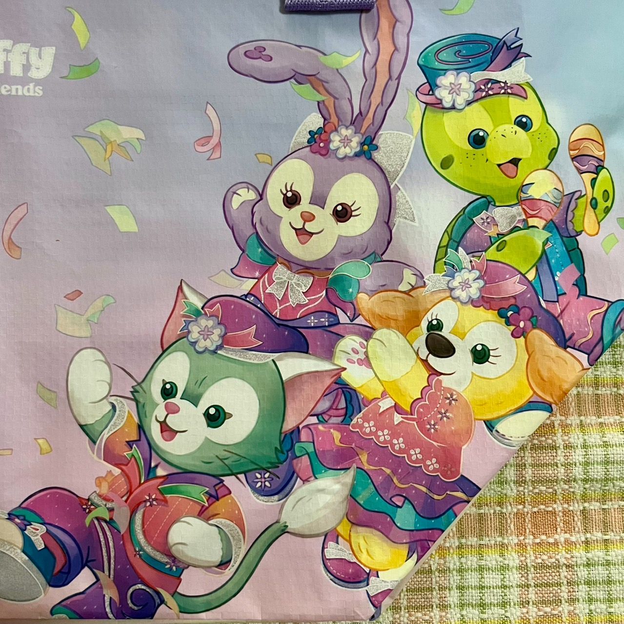 香港ディズニーランド限定 20周年柄のショッピングバッグ