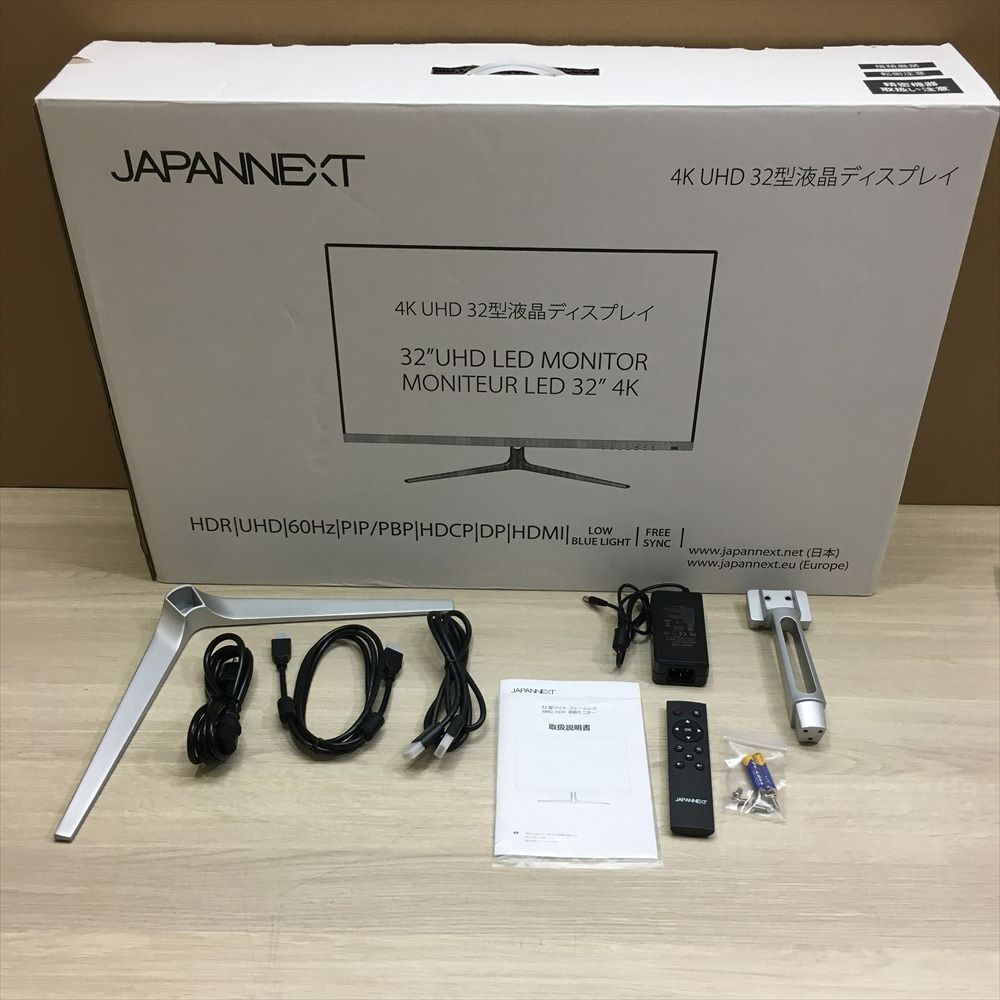 JAPANNEXT 32インチ 4K液晶モニター HDR対応 JN-IPS320FLUHDR-N