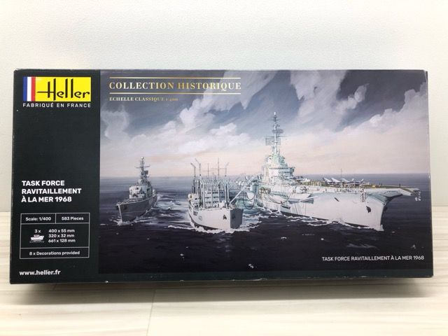 エレール 1|400 1968 海上給油任務セット 航空母艦 給油艦 護衛艦 プラモデル F5452-007 116