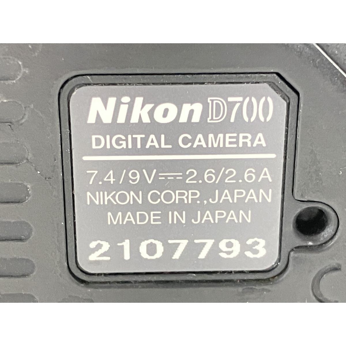  Nikon ニコン D 700 ボディ デジタル一眼レフカメラ デジタル一眼レフ デジタルカメラ