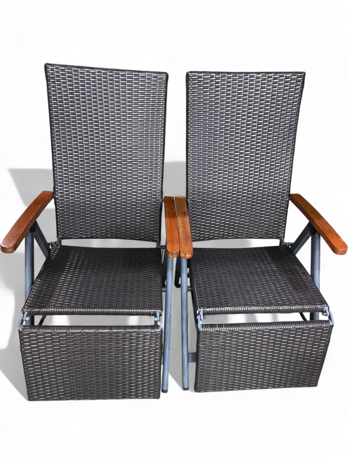 DINOS ディノス ２脚セット ファーストクラス フットレスト付 デッキチェア 29348 2脚 10c35