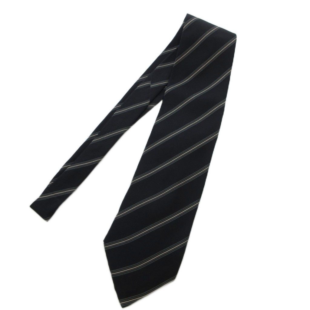 未使用極美品 GIORGIO ARMANI レジメンタルストライプ ネクタイ MADE
