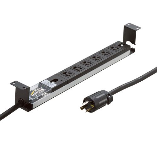 サンワサプライ サーバーラック用コンセントバー1U TAP-SVSL206-1U