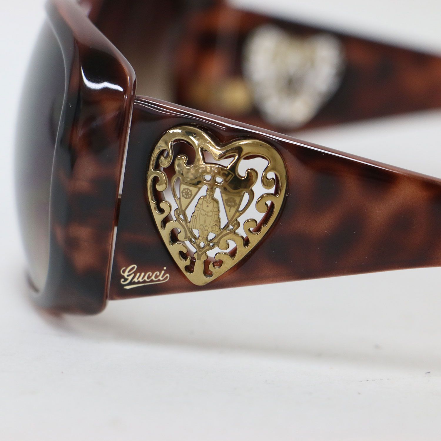 GUCCI グッチ サングラス ブラウン系 / セルフレーム サングラス