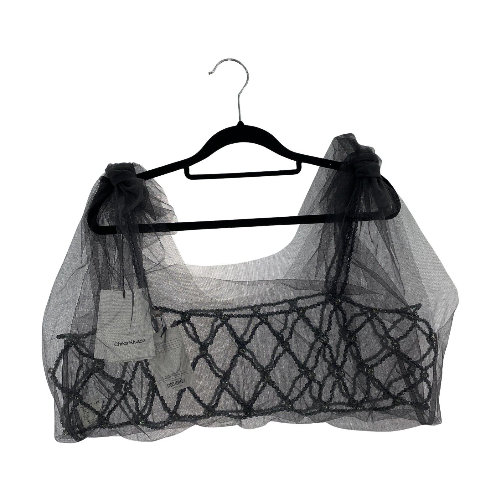 CHIKA KISADA TULLE TOP CZ-24190 グレー - メルカリ