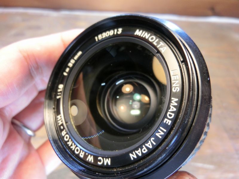 7414 良品 ミノルタ MINOLTA MC W.ROKKOR-HH 35mm 1.8 - メルカリ 