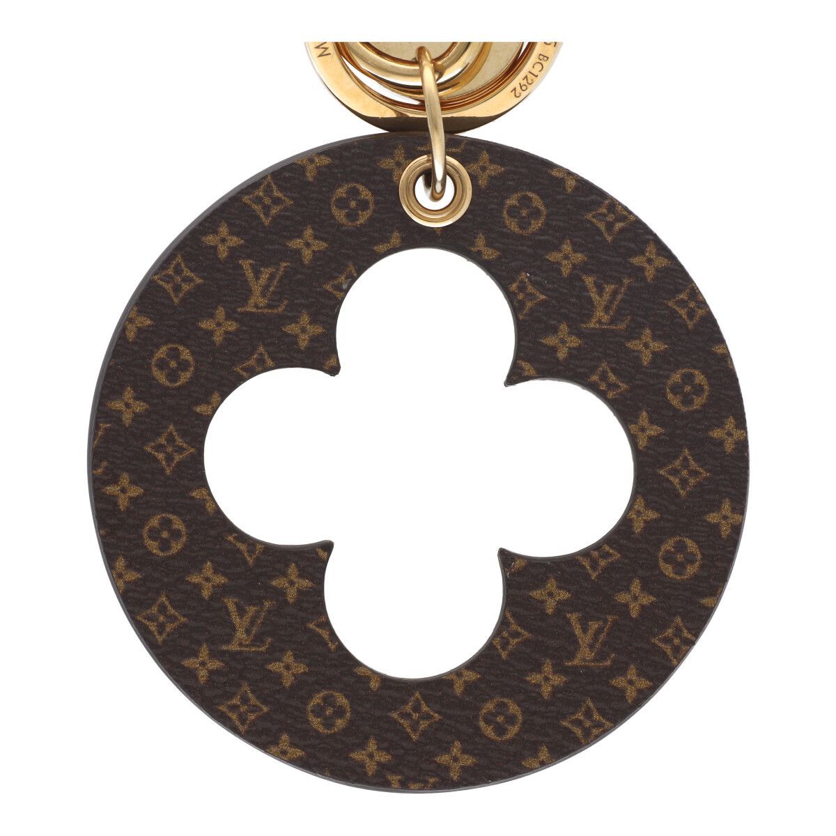 ルイヴィトン モノグラム フラワー ポルトクレ パズル チャーム 中古】LOUIS VUITTON ルイ・ヴィトン ポルトクレ・パズル