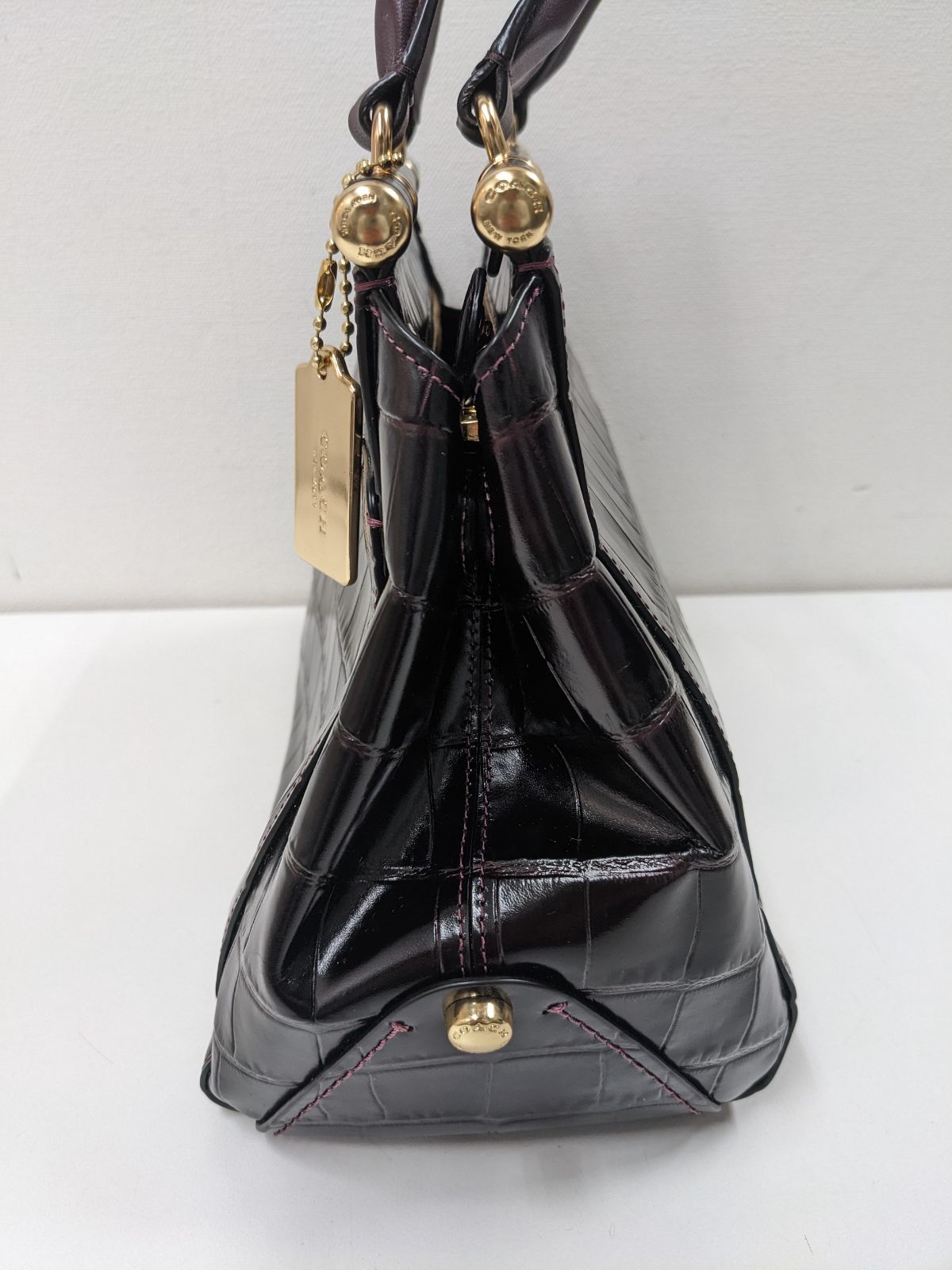 ⭐極美品❗COACH グレース クロコ柄 2WAY ショルダーバック⭐ - メルカリ